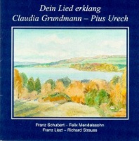 CD Lied-CD Lieder Franz Schubert Felix Mendelssohn Richard Strauss Franz Liszt